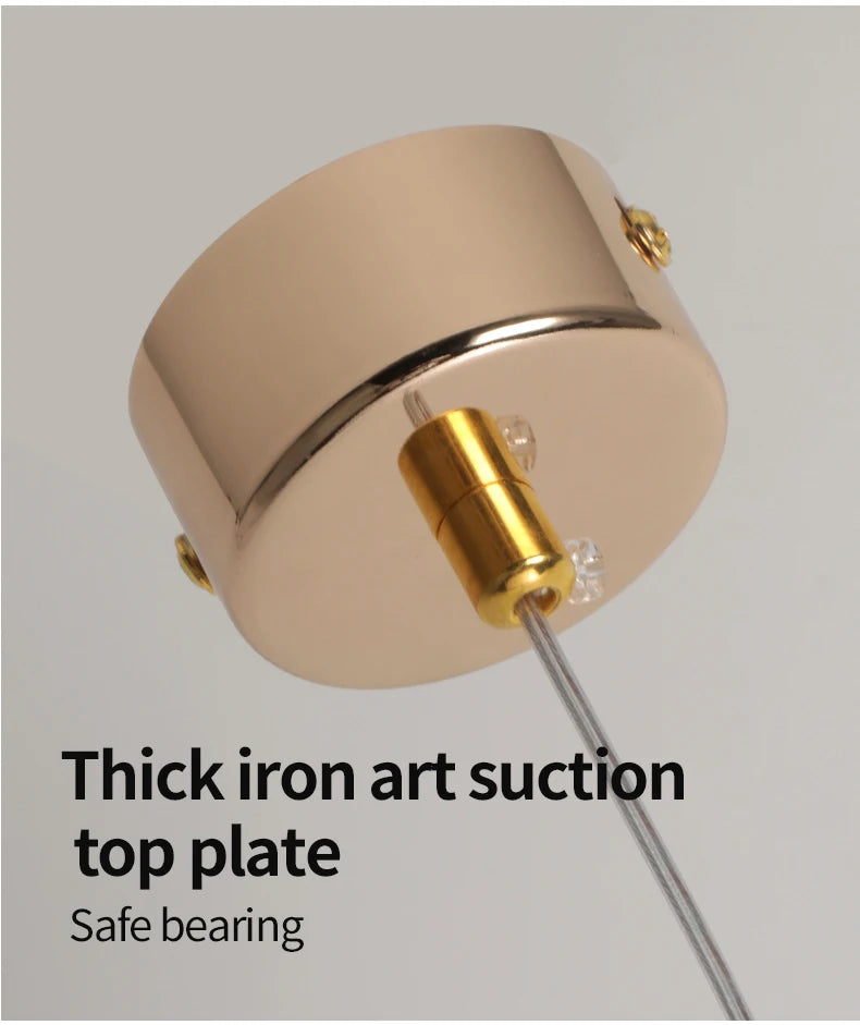 Luxury Crystal Pendant Light with Gold Fixtures Crystal Hanging Lamp  for Living Room Bedroom Dining Room Modern Home Decor