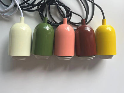 Nordic Retro Glass Pendant Lamps Indoor E27 LED Chandelier Living Room Dining Room Bedroom Kitchen Decorative lights Fixture