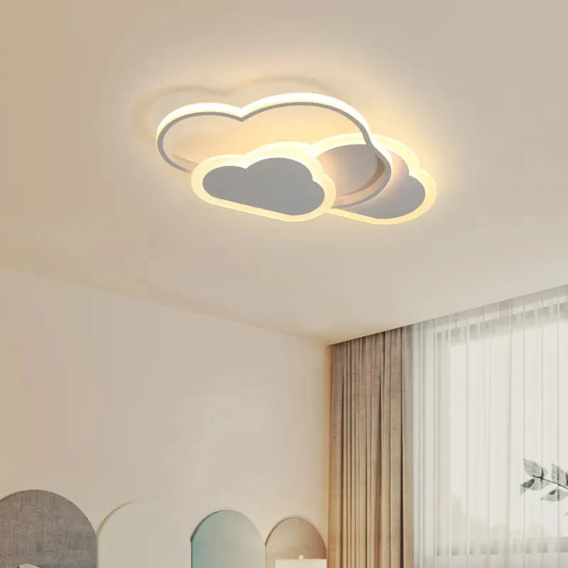 Ceiling Light,32w Creative LED Ceiling Lamp with Dimmable Remote Control 3000-6500k 2800lm,Cartoon Lighting for Living Room