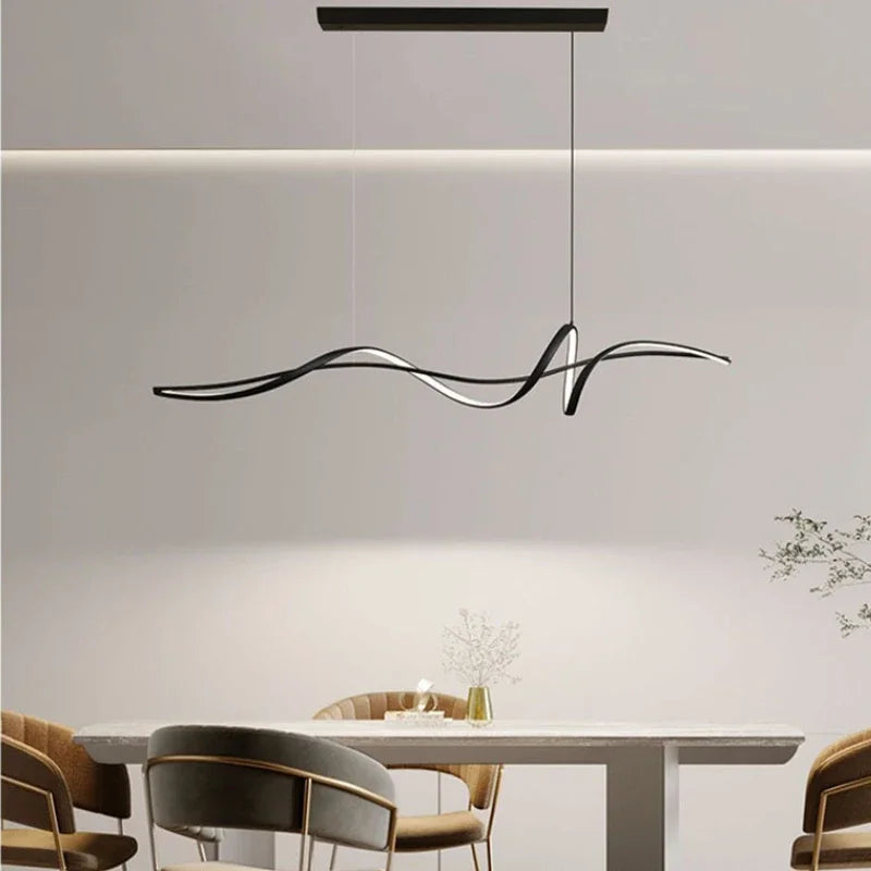Modern Simple Led Pendant Lights for Dining Room Retaurant Living Room Bar Table Lamp Minimalism Home Fixture Interior Lighting