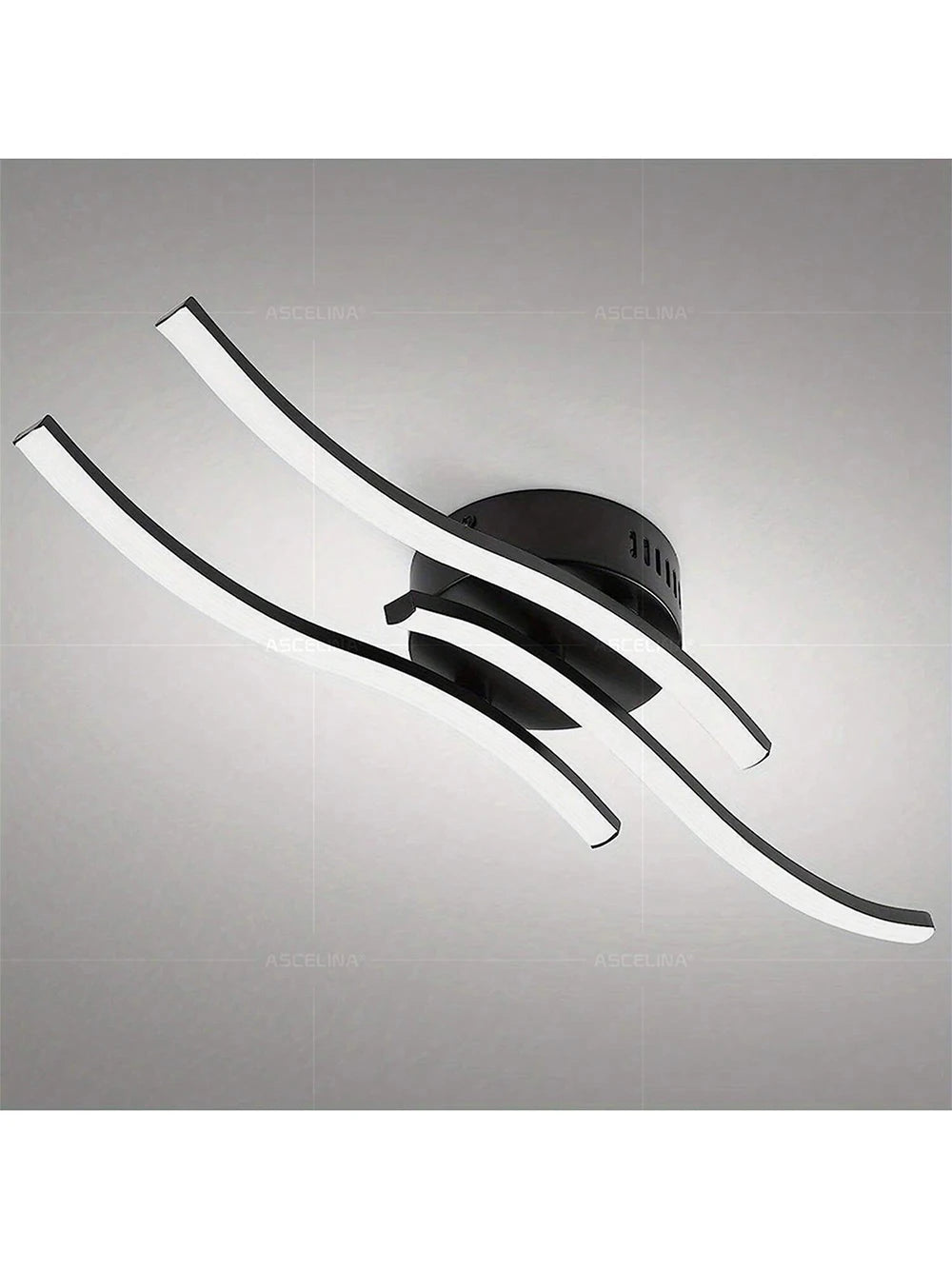 Modern LED Ceiling Light Long Wave Lamp Living Room Bedroom Study Corridor Aisle Entrance Balcony Home Decoration Lustre