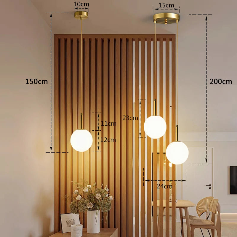 Suspension en verre - Bolo