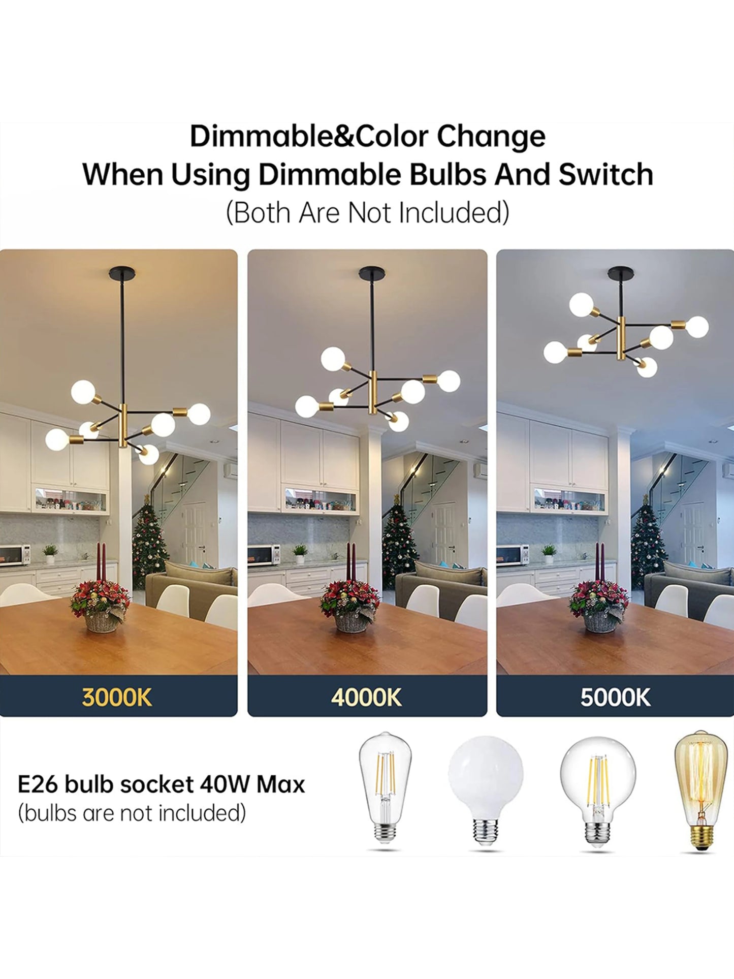 Nordic LED Chandelier Minimalist Magic Bean Pendant Lights For Living Room Bedroom Restaurant Hotel Indoor Decorative Lighting