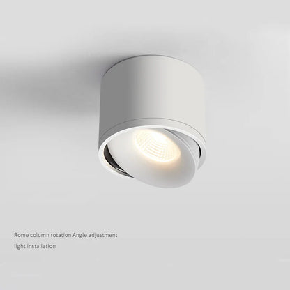 Surface Mounted Dimmable LED Downlight AC110V/220V Ceiling Light Rotatable COB Spotlight 9W 12W 15W 24W Indoor Home Decoration
