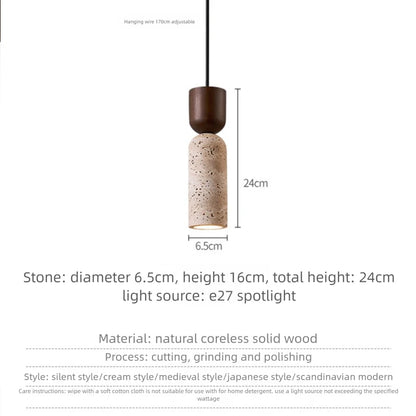 Japanese wabi-sabi style bedroom bedside chandelier, French-style vintage hotel and homestay atmosphere creative and individual