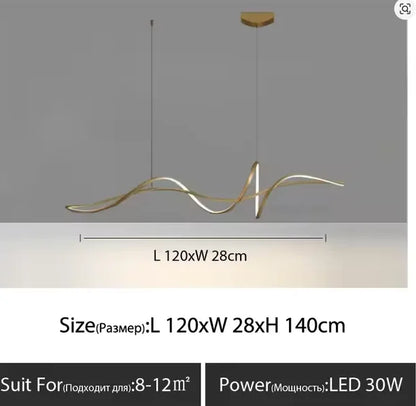 Modern Simple Led Pendant Lights for Dining Room Retaurant Living Room Bar Table Lamp Minimalism Home Fixture Interior Lighting