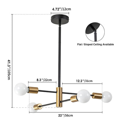 Nordic LED Chandelier Minimalist Magic Bean Pendant Lights For Living Room Bedroom Restaurant Hotel Indoor Decorative Lighting