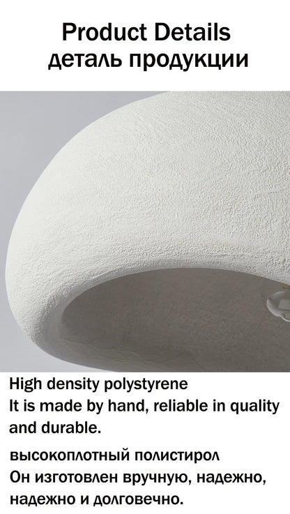 Nordic Wabi Sabi Pendant Lamps Dining Room Lighting Modern Living Room Bedroom LED Ceiling Chandelier Loft Lustre Hanghing Lamps