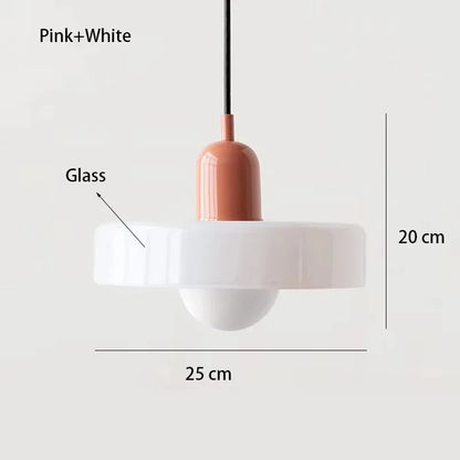 Nordic Retro Glass Pendant Lamps Indoor E27 LED Chandelier Living Room Dining Room Bedroom Kitchen Decorative lights Fixture