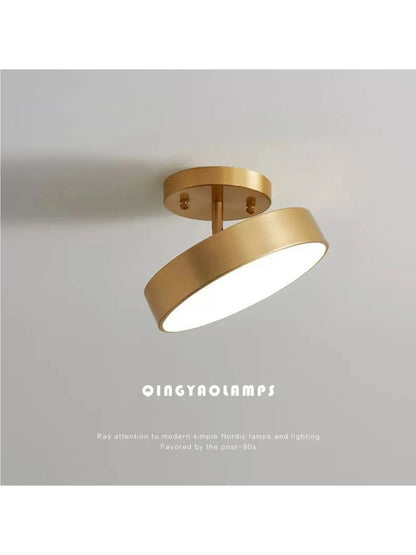 LED Ceiling Lamp Black Gold Home Decor Fixtures For Living Room Study Indoor lighting Hallway Entrance Bedroom Lighting Fixtures