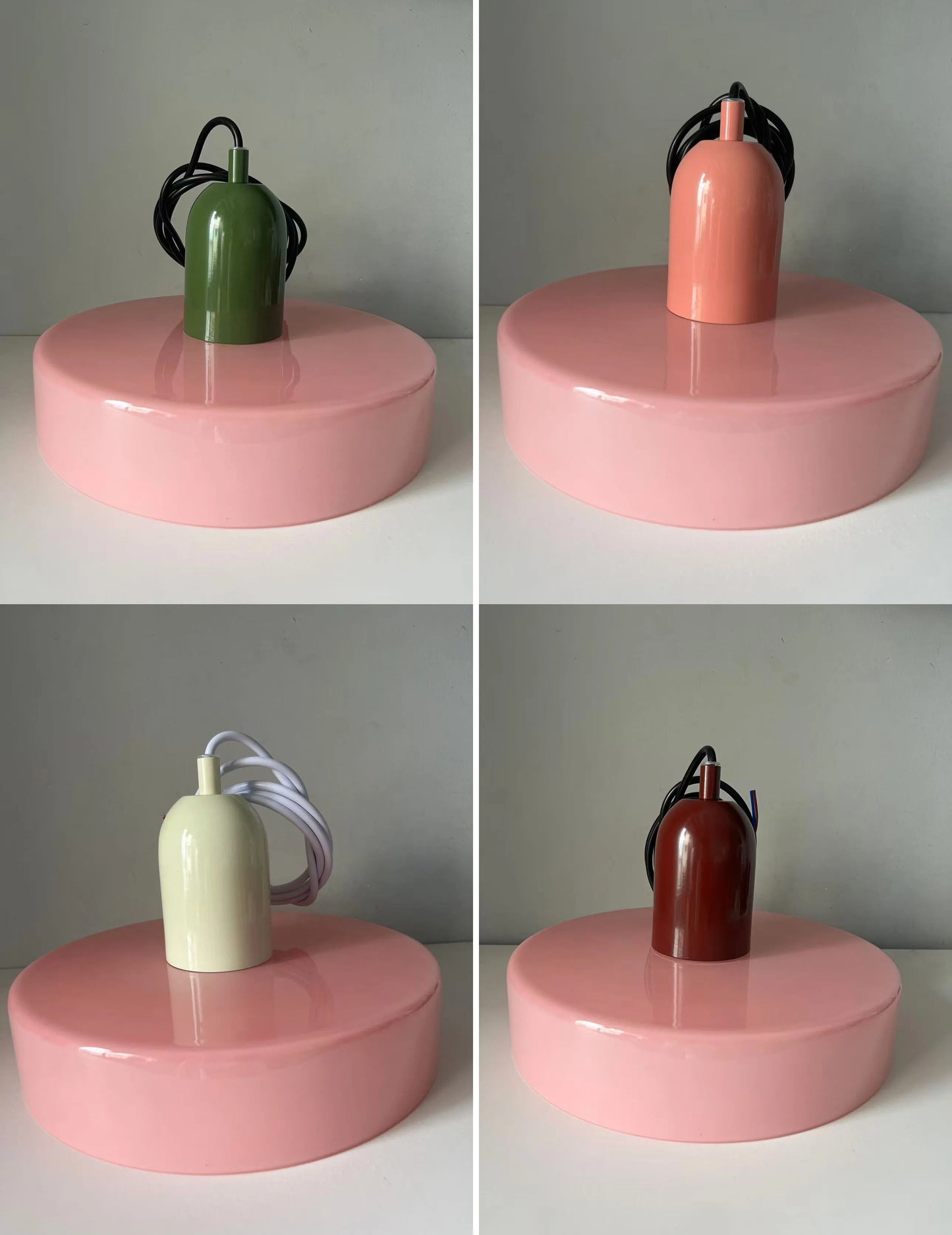 Nordic Retro Glass Pendant Lamps Indoor E27 LED Chandelier Living Room Dining Room Bedroom Kitchen Decorative lights Fixture