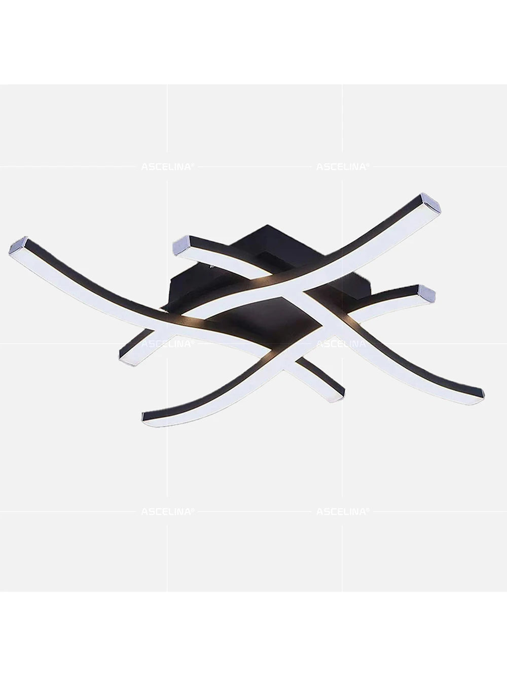 Modern LED Ceiling Light Long Wave Lamp Living Room Bedroom Study Corridor Aisle Entrance Balcony Home Decoration Lustre