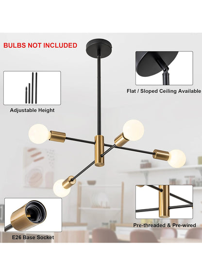 Nordic LED Chandelier Minimalist Magic Bean Pendant Lights For Living Room Bedroom Restaurant Hotel Indoor Decorative Lighting