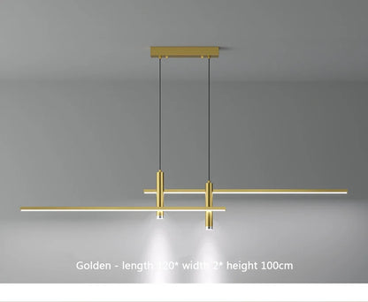 LED Pendant Light Restaurant Hanging Lamp Smart Remote Control Color Temperature Brightness Living Room Suspension Chandelier