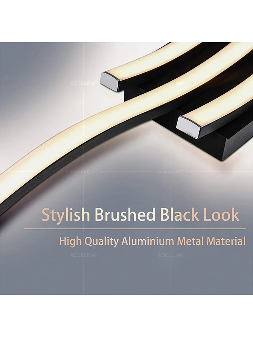 Modern LED Ceiling Light Long Wave Lamp Living Room Bedroom Study Corridor Aisle Entrance Balcony Home Decoration Lustre