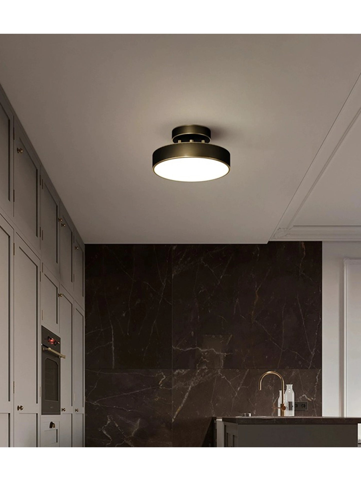 LED Ceiling Lamp Black Gold Home Decor Fixtures For Living Room Study Indoor lighting Hallway Entrance Bedroom Lighting Fixtures