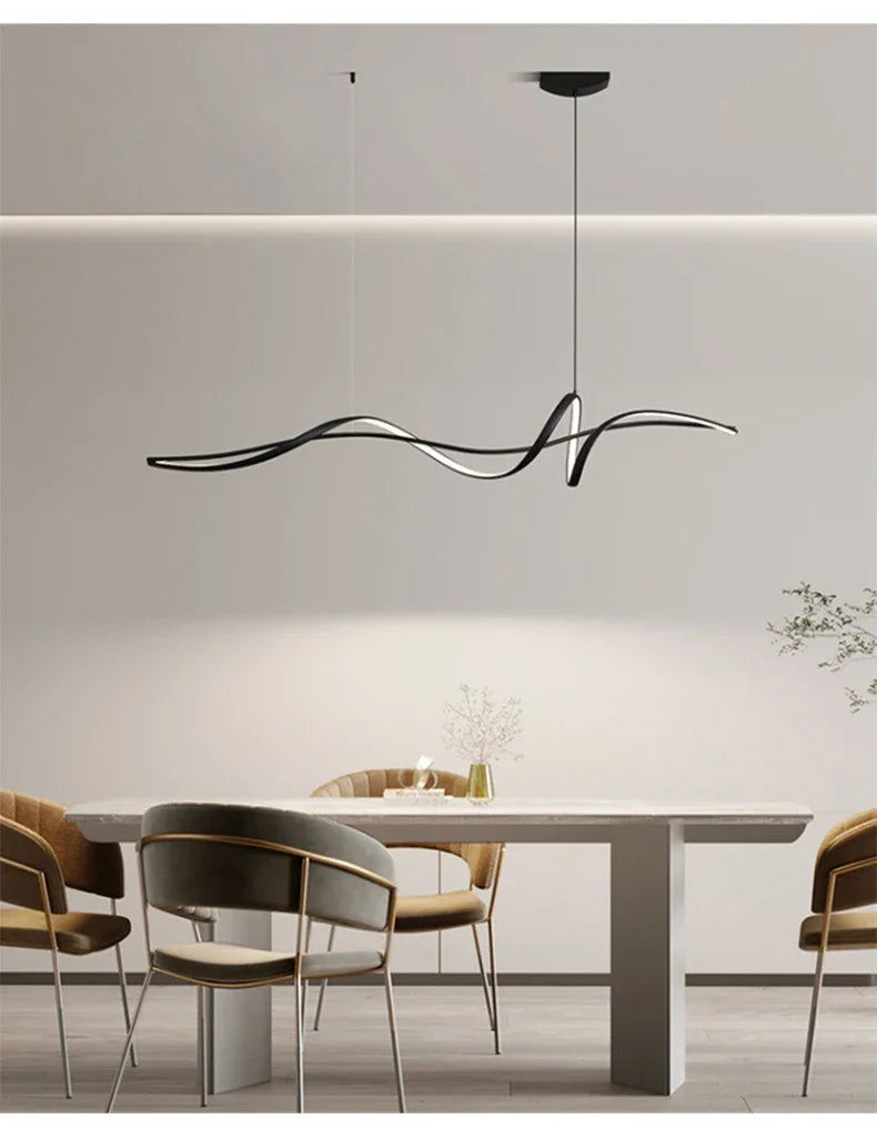 Modern Simple Led Pendant Lights for Dining Room Retaurant Living Room Bar Table Lamp Minimalism Home Fixture Interior Lighting