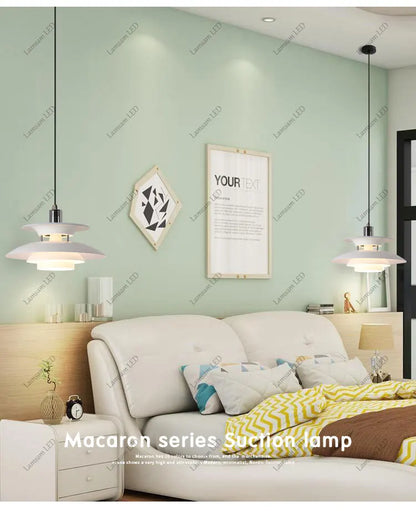 Danish Pendant Lamp UFO Ceiling Light Suspension Lightings E27 AC Powered 85-265V for Bedroom Dining Room Corridor Bar Balcony