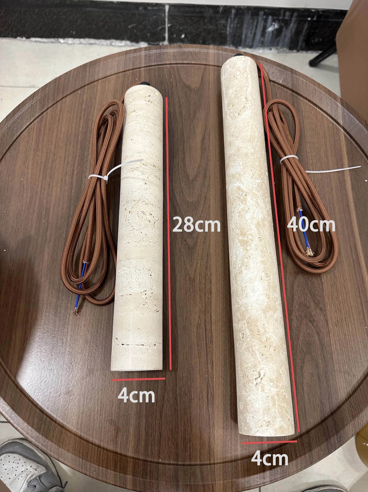 LUMA Cave Stone Pendant Light LED Yellow Travertine Hanging Lamp for Kitchen Island Restaurant Bedroom Livingroom Chandelier