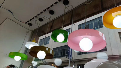 Nordic Retro Glass Pendant Lamps Indoor E27 LED Chandelier Living Room Dining Room Bedroom Kitchen Decorative lights Fixture