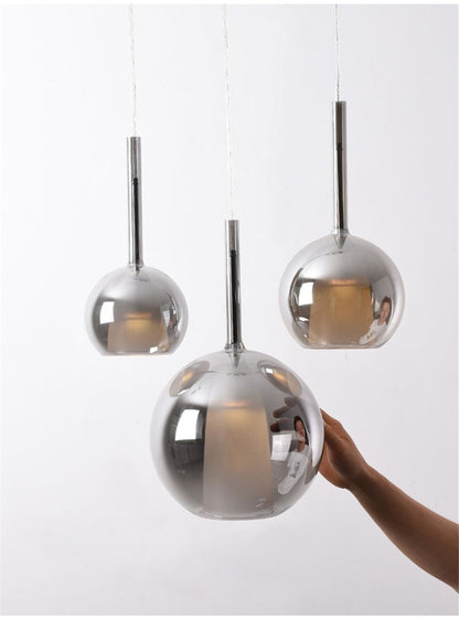 Italian Luxury Glass Bubble Pendant Lights Restaurant Staircases Bedside Chandeliers LED Household Decorative Lighting Fixtures