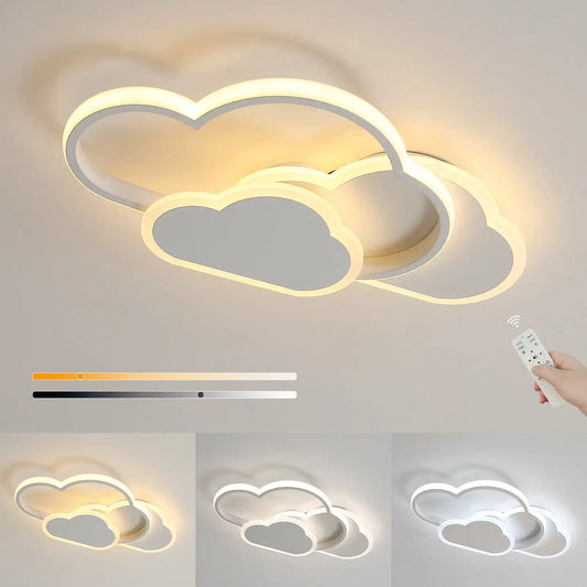 Ceiling Light,32w Creative LED Ceiling Lamp with Dimmable Remote Control 3000-6500k 2800lm,Cartoon Lighting for Living Room
