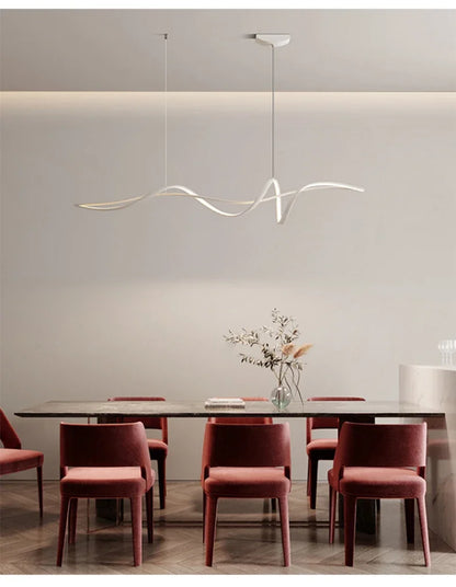 Modern Simple Led Pendant Lights for Dining Room Retaurant Living Room Bar Table Lamp Minimalism Home Fixture Interior Lighting