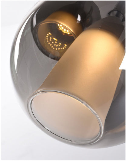 Italian Luxury Glass Bubble Pendant Lights Restaurant Staircases Bedside Chandeliers LED Household Decorative Lighting Fixtures