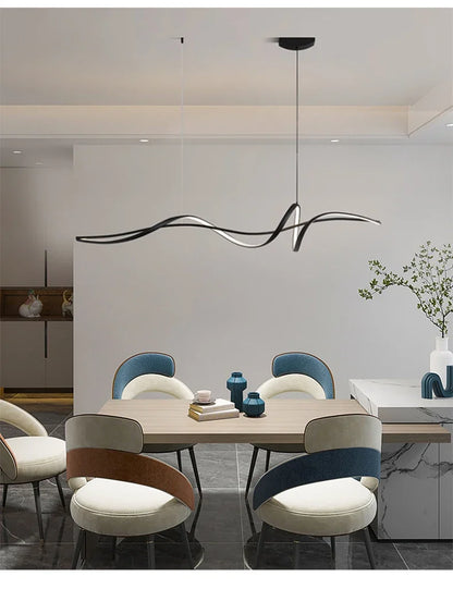 Modern Simple Led Pendant Lights for Dining Room Retaurant Living Room Bar Table Lamp Minimalism Home Fixture Interior Lighting