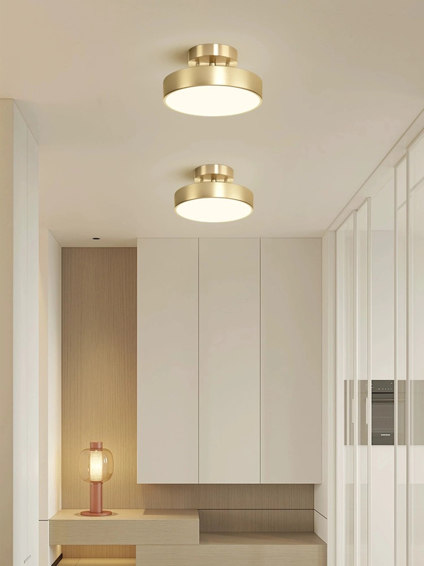 LED Ceiling Lamp Black Gold Home Decor Fixtures For Living Room Study Indoor lighting Hallway Entrance Bedroom Lighting Fixtures