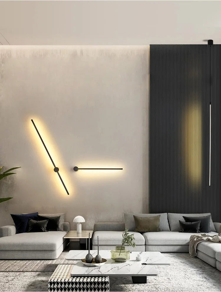 Modern Led Pendant Lights For Bedroom Reading Hanging Lamp Bedside Living Room Bar Coffee Fixtures Decor Black Long Chandelier