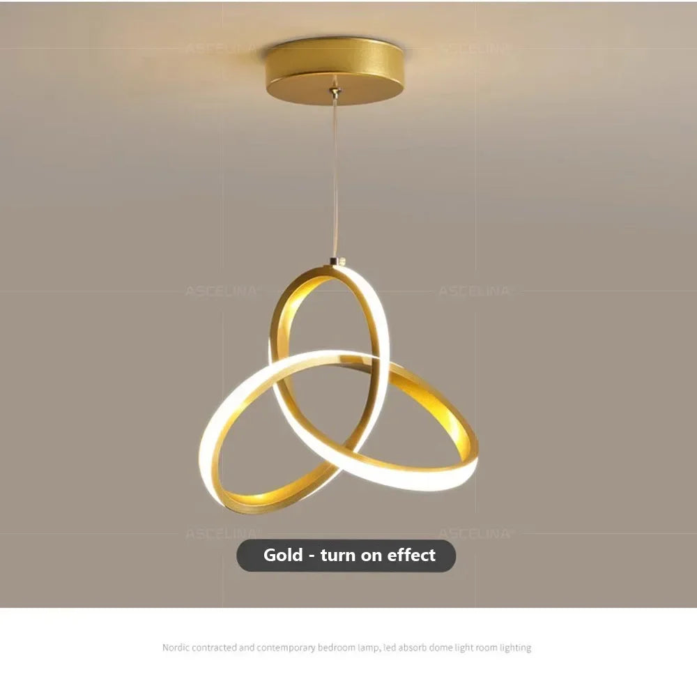 Nordic LED Ceiling Pendant Lamp Dining Room Corridor Lamp Bedroom Living Room Personality Creativity Simple Illumination Light