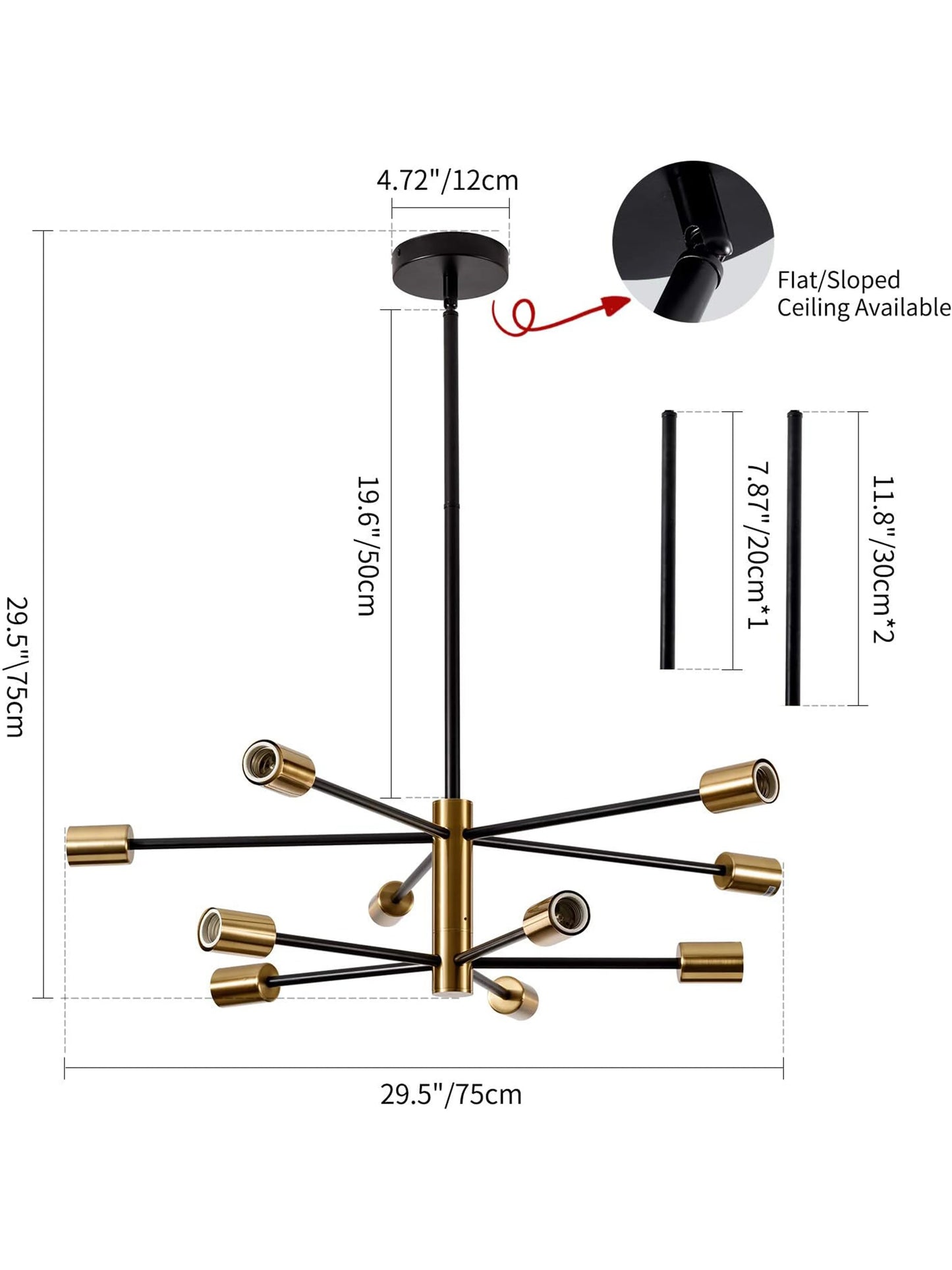 Nordic LED Chandelier Minimalist Magic Bean Pendant Lights For Living Room Bedroom Restaurant Hotel Indoor Decorative Lighting