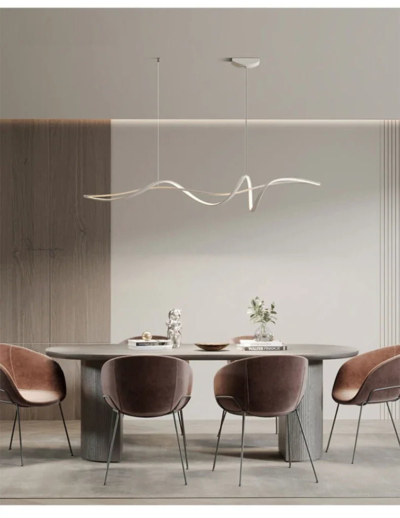 Modern Simple Led Pendant Lights for Dining Room Retaurant Living Room Bar Table Lamp Minimalism Home Fixture Interior Lighting