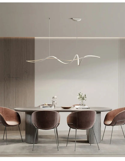 Modern Simple Led Pendant Lights for Dining Room Retaurant Living Room Bar Table Lamp Minimalism Home Fixture Interior Lighting