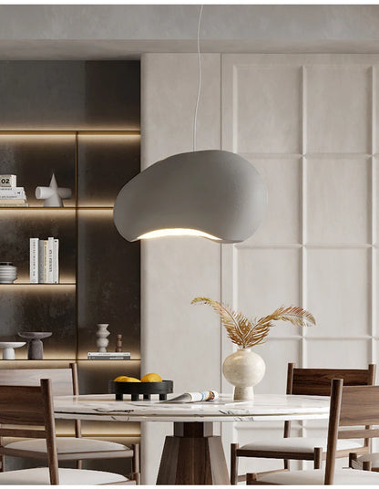 Nordic Wabi Sabi Pendant Lamps Dining Room Lighting Modern Living Room Bedroom LED Ceiling Chandelier Loft Lustre Hanghing Lamps