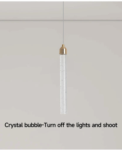Luxury Crystal Pendant Light with Gold Fixtures Crystal Hanging Lamp  for Living Room Bedroom Dining Room Modern Home Decor
