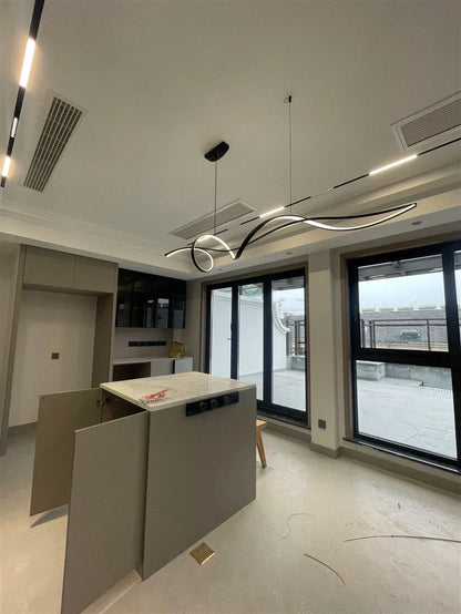 Modern Simple Led Pendant Lights for Dining Room Retaurant Living Room Bar Table Lamp Minimalism Home Fixture Interior Lighting