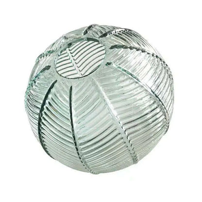 Nordic Glass Pendant Light Green Leaf Pattern Lighting For Living Room Dining Room Hotel Study Bedroom Indoor Decorative Fixture