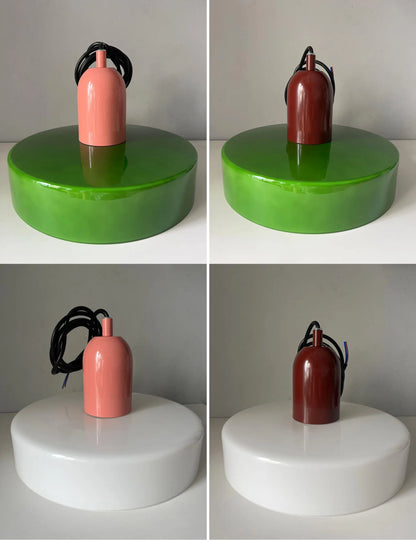 Nordic Retro Glass Pendant Lamps Indoor E27 LED Chandelier Living Room Dining Room Bedroom Kitchen Decorative lights Fixture