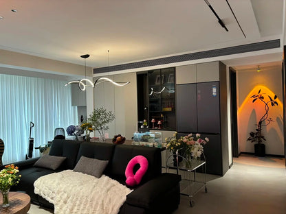 Modern Simple Led Pendant Lights for Dining Room Retaurant Living Room Bar Table Lamp Minimalism Home Fixture Interior Lighting