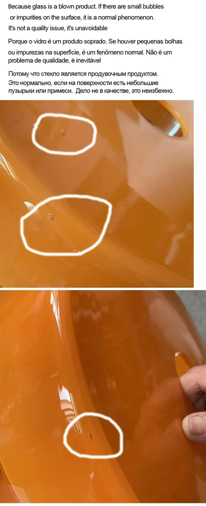 Nordic Retro Glass Pendant Lamps Indoor E27 LED Chandelier Living Room Dining Room Bedroom Kitchen Decorative lights Fixture