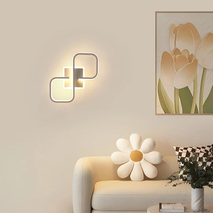 White 36W 4000LM LED Ceiling Lamp, Square Acrylic Warm White 3000K LED Ceiling Light Interior for Bedroom Living Room, Corridor